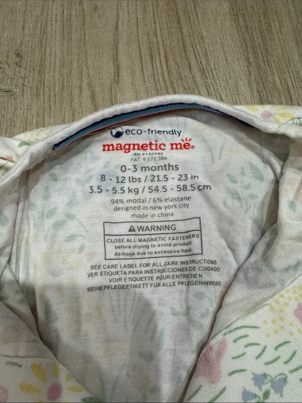 Magnetic Me Hoppy Garden Modal Parent Favorite Footie with Ruffle